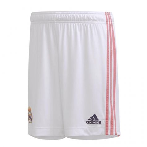 Real Madrid 2020-2021 Home Shorts (White) - Kids