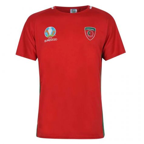 Portugal 2021 Polyester T-Shirt (Red) - Kids