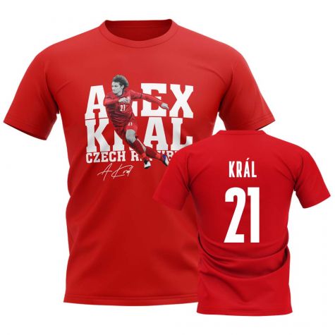 Alex Kral Czech Republic Player Tee (Red)