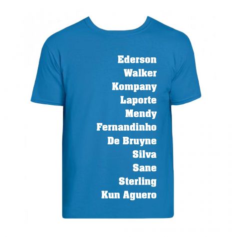 Manchester Favourite XI Tee (Sky Blue)