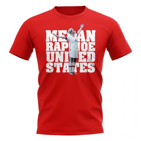 Megan Rapinoe United States-Player T-Shirt (Red)