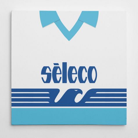 Lazio 1992 Football Canvas Print