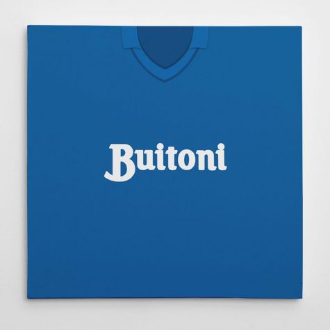 Napoli 1986 Football Canvas Print