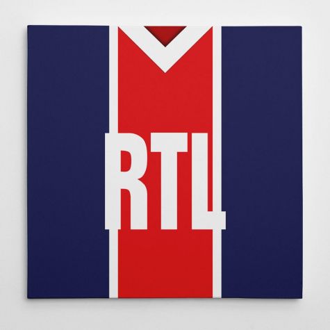 PSG 1982 Football Canvas Print