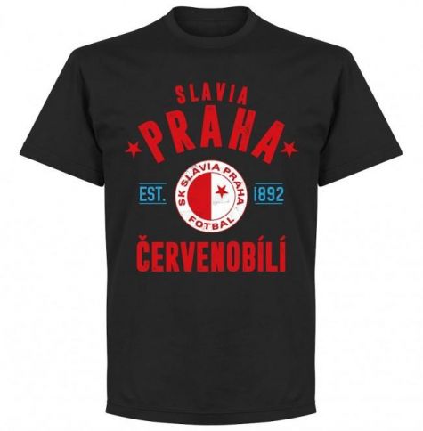 Slavia Prague Established T-shirt - Black