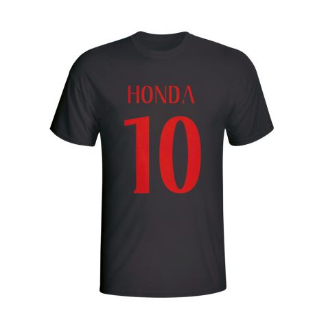 Keisuke Honda Ac Milan Hero T-shirt (black) - Kids