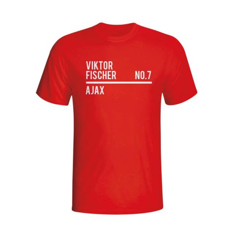 Viktor Fischer Ajax Squad T-shirt (red)