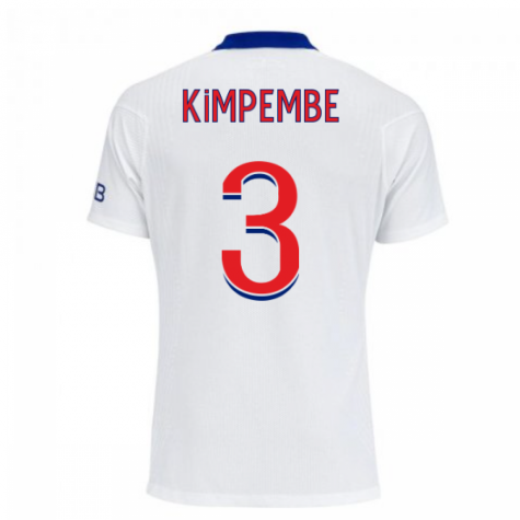 2020-2021 PSG Authentic Vapor Match Away Nike Shirt (KIMPEMBE 3)