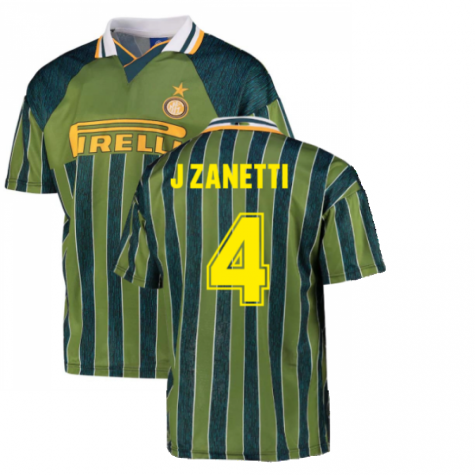 1996 Inter Milan Fourth Shirt (J ZANETTI 4)