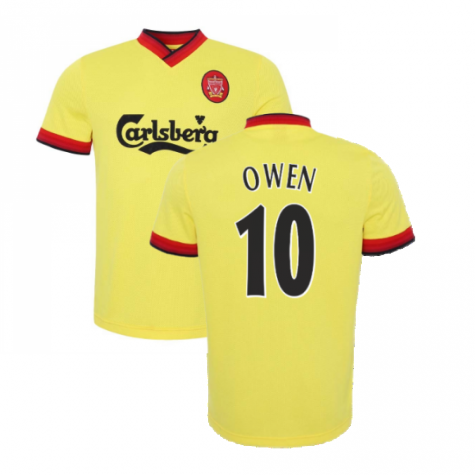 1997-1998 Liverpool Away Retro Shirt (Owen 10)