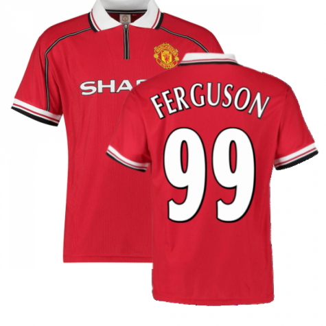 1999 Manchester United Home Football Shirt (FERGUSON 99)