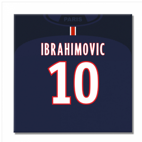 PSG 16-17 Canvas Print (Ibrahimovic 10)