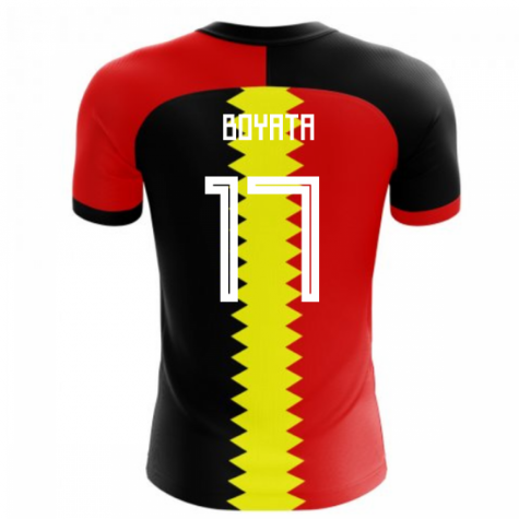 2024-2025 Belgium Flag Concept Football Shirt (Boyata 17)