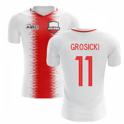 2024-2025 Poland Home Concept Football Shirt (Grosicki 11)