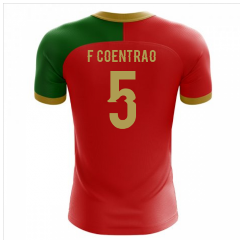 2024-2025 Portugal Flag Home Concept Football Shirt (F.Coentrao 5)