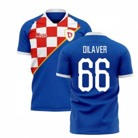 2024-2025 Dinamo Zagreb Home Concept Football Shirt (Dilaver 66)