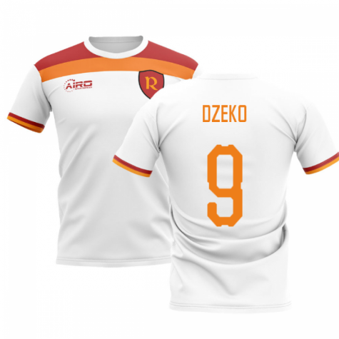 2024-2025 Roma Away Concept Football Shirt (DZEKO 9)