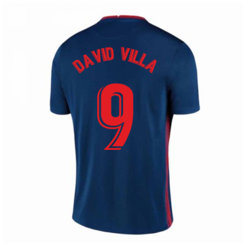 2020-2021 Atletico Madrid Away Nike Shirt (Kids) (DAVID VILLA 9)