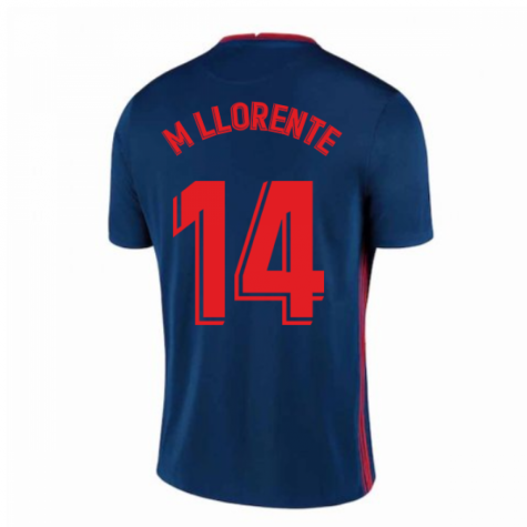 2020-2021 Atletico Madrid Away Nike Shirt (Kids) (M LLORENTE 14)