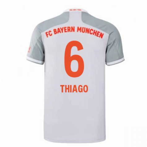 2020-2021 Bayern Munich Adidas Away Football Shirt (THIAGO 6)