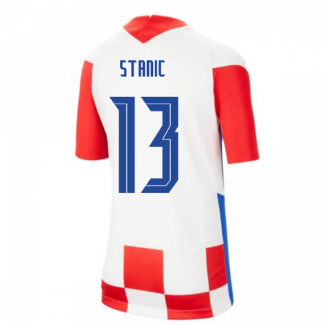 2020-2021 Croatia Home Nike Football Shirt (Kids) (STANIC 13)