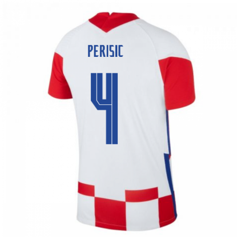 2020-2021 Croatia Home Nike Vapor Shirt (PERISIC 4)