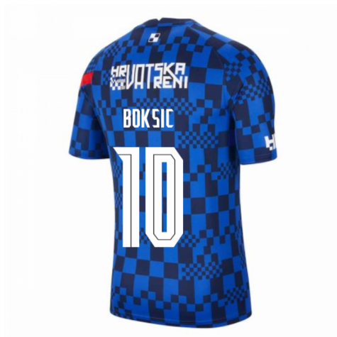 2020-2021 Croatia Pre-Match Training Shirt (Blue) - Kids (BOKSIC 10)