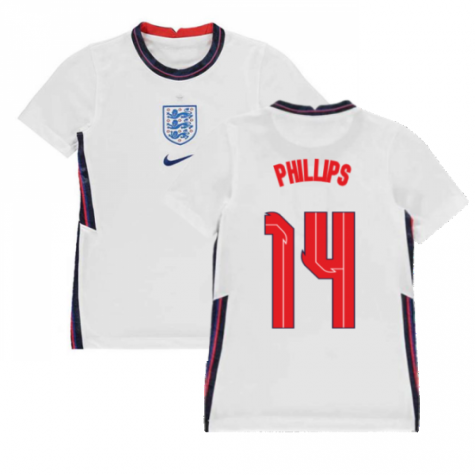 2020-2021 England Home Nike Football Shirt (Kids) (Phillips 14)