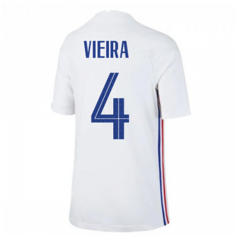 2020-2021 France Away Nike Football Shirt (Kids) (VIEIRA 4)