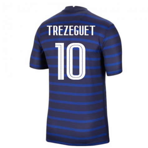 2020-2021 France Home Nike Football Shirt (TREZEGUET 10)