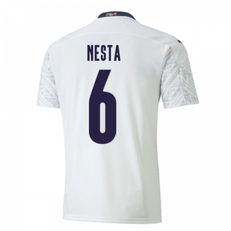 2020-2021 Italy Away Puma Football Shirt (Kids) (NESTA 6)