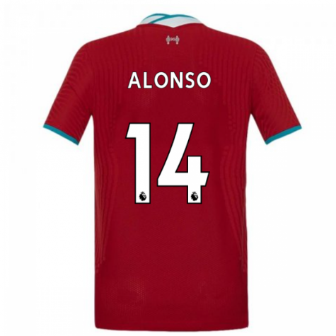 2020-2021 Liverpool Vapor Home Shirt (Kids) (ALONSO 14)