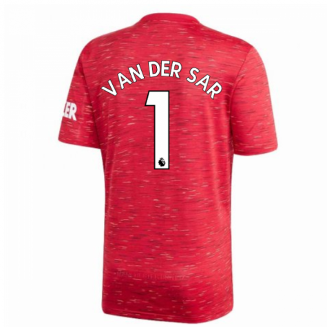 2020-2021 Man Utd Adidas Home Football Shirt (Kids) (VAN DER SAR 1)