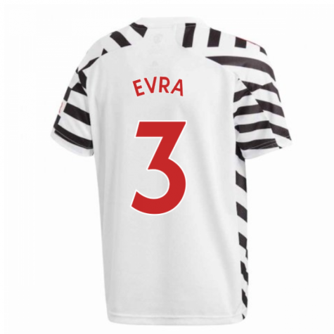 2020-2021 Man Utd Adidas Third Football Shirt (Kids) (EVRA 3)