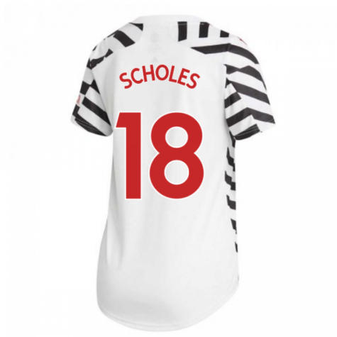 2020-2021 Man Utd Adidas Womens Third Shirt (SCHOLES 18)