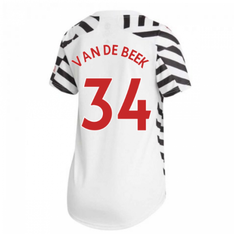 2020-2021 Man Utd Adidas Womens Third Shirt (VAN DE BEEK 34)