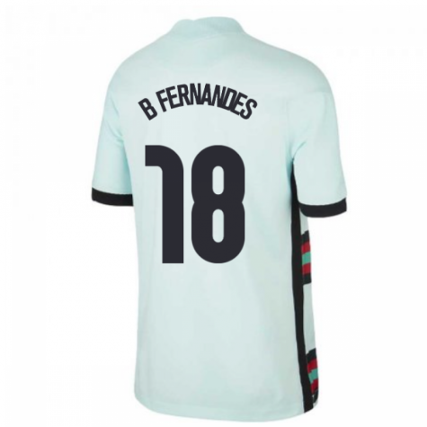 2020-2021 Portugal Away Nike Football Shirt (Kids) (B.Fernandes 8)