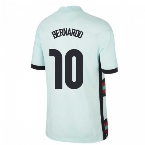 2020-2021 Portugal Away Nike Football Shirt (Kids) (Bernardo 10)