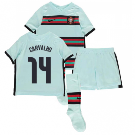 2020-2021 Portugal Away Nike Mini Kit (CARVALHO 14)