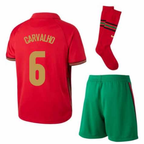 2020-2021 Portugal Home Nike Mini Kit (CARVALHO 6)