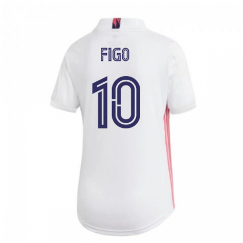 2020-2021 Real Madrid Adidas Womens Home Shirt (FIGO 10)