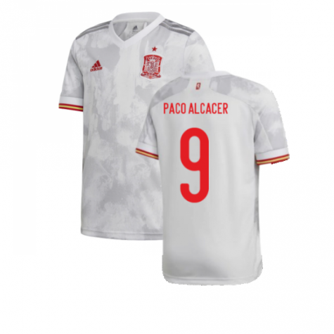 2020-2021 Spain Away Shirt (Kids) (PACO ALCACER 9)