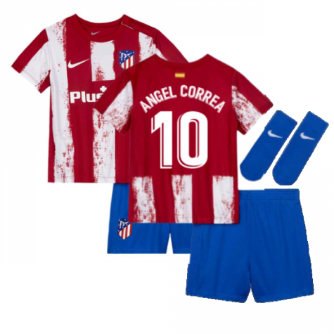 2021-2022 Atletico Madrid Infants Kit (CORREA 10)