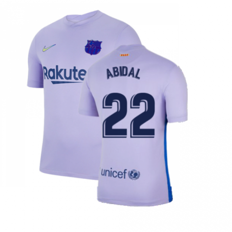 2021-2022 Barcelona Away Shirt (ABIDAL 22)