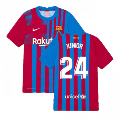 2021-2022 Barcelona Vapor Match Home Shirt (Kids) (JUNIOR 24)