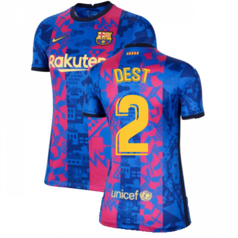 2021-2022 Barcelona Womens 3rd Shirt (DEST 2)