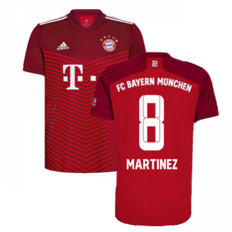 2021-2022 Bayern Munich Home Shirt (Kids) (MARTINEZ 8)