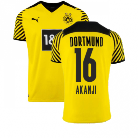 2021-2022 Borussia Dortmund Home Shirt (AKANJI 16)