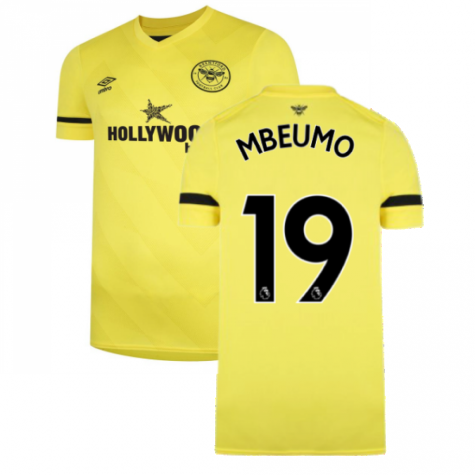 2021-2022 Brentford Away Shirt (MBEUMO 19)