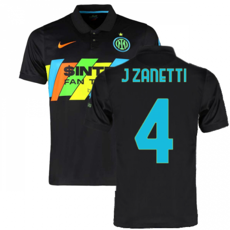 2021-2022 Inter Milan 3rd Shirt (Kids) (J ZANETTI 4)